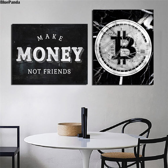 Make Money Not Friends Poster