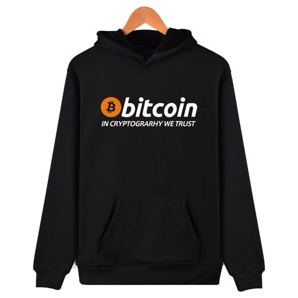 Bitcoin In Cryptograrhy We Trust Hoodie